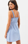 Linen Ruffle Mini Dress Linen Ruffle Mini Dress image number null