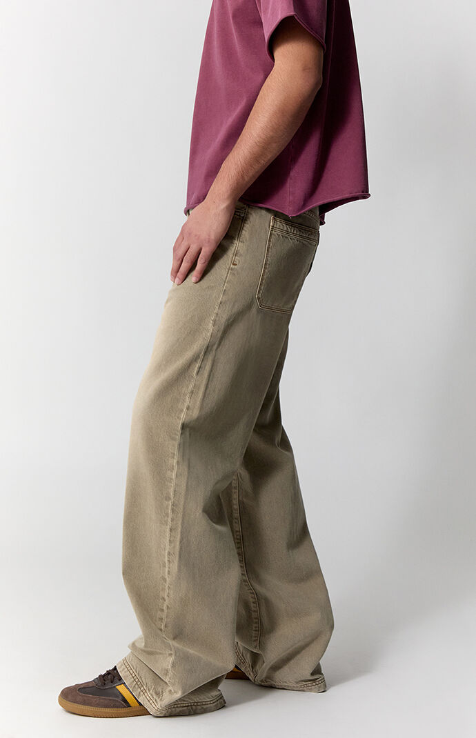 Pacsun Blake Extreme Baggy Jeans Tan