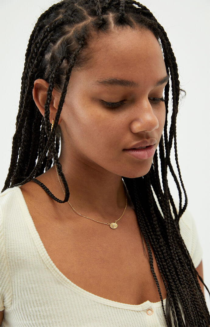 Gold Evil Eye Necklace