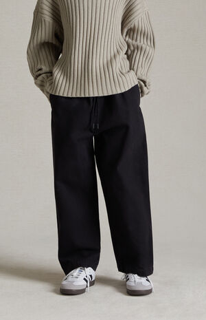 Essentials Overdye Black Denim Lounge Pants image number 2