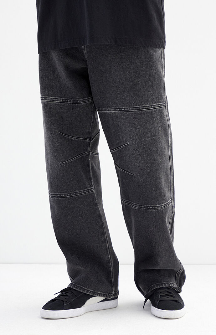 PacSun Black Wash Baggy Jeans