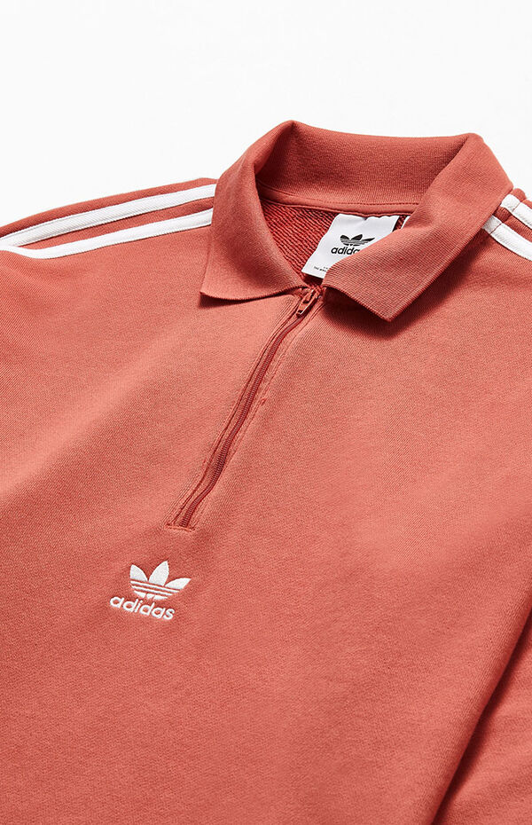 Originals Adicolor 1/2 Zip Long Sleeve Polo Shirt