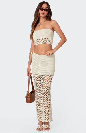 Ida Crochet Tube Top image number 2