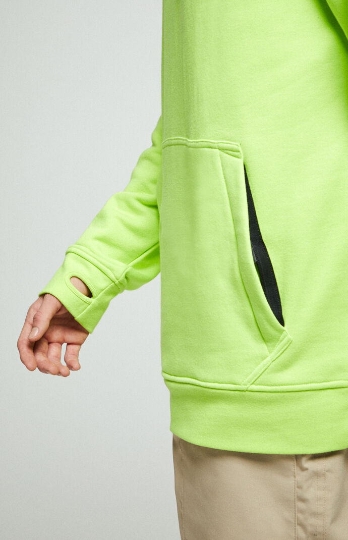 Neon Yellow Crux Pullover Hoodie