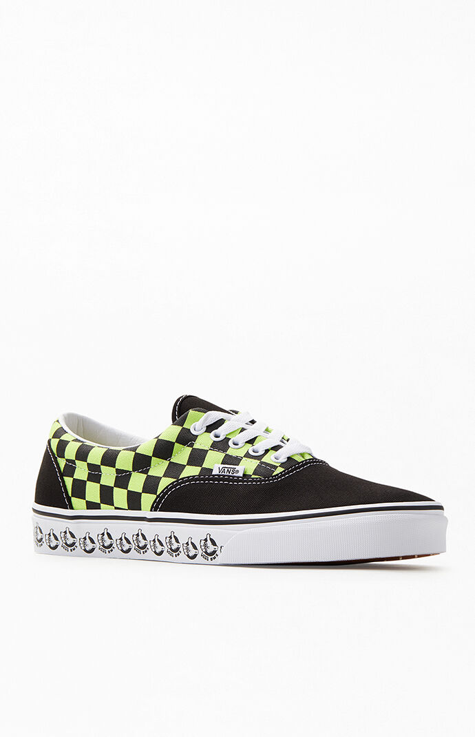 vans black and green