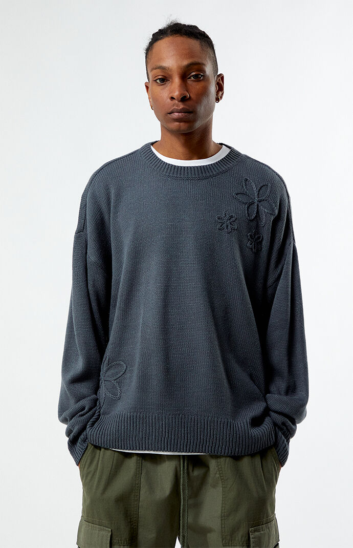 ニット/セーター sudok 22aw the new sun big jumper / gray BSXDIKJU Women's Metallic Hooded Sweater Long Sleeve