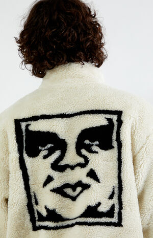 Icon Face Sherpa Jacket image number 2