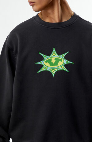 Star Checkered Crew Neck Sweatshirt image number 2
