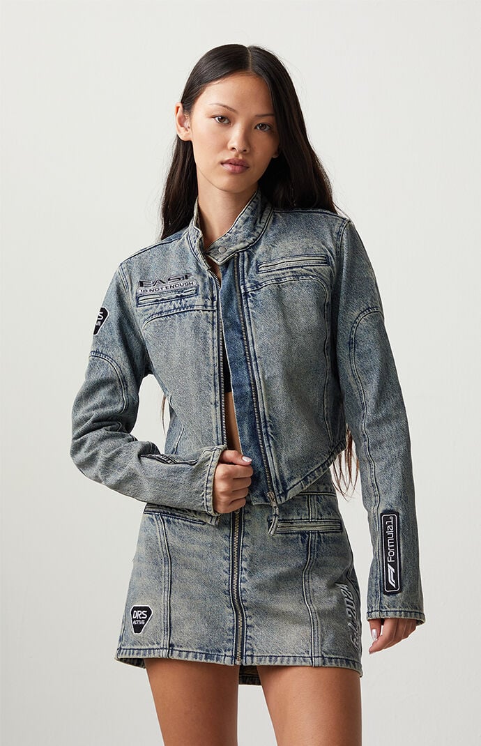 Pacsun jean jacket womens store