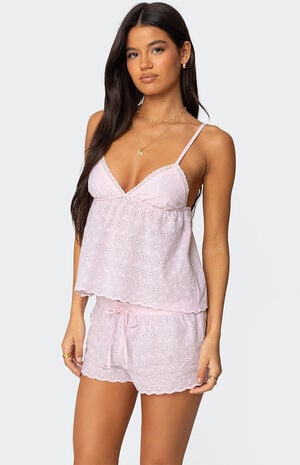 Talula Eyelet Babydoll Top image number 3