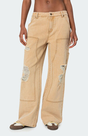 Alibi Distressed Carpenter Jeans image number 2