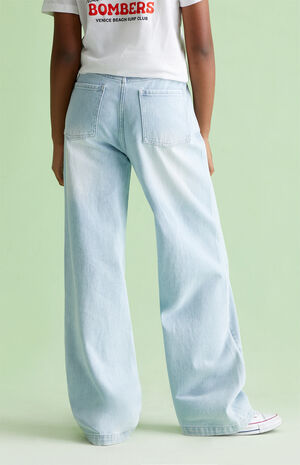 Light Indigo Baggy Jeans image number 5