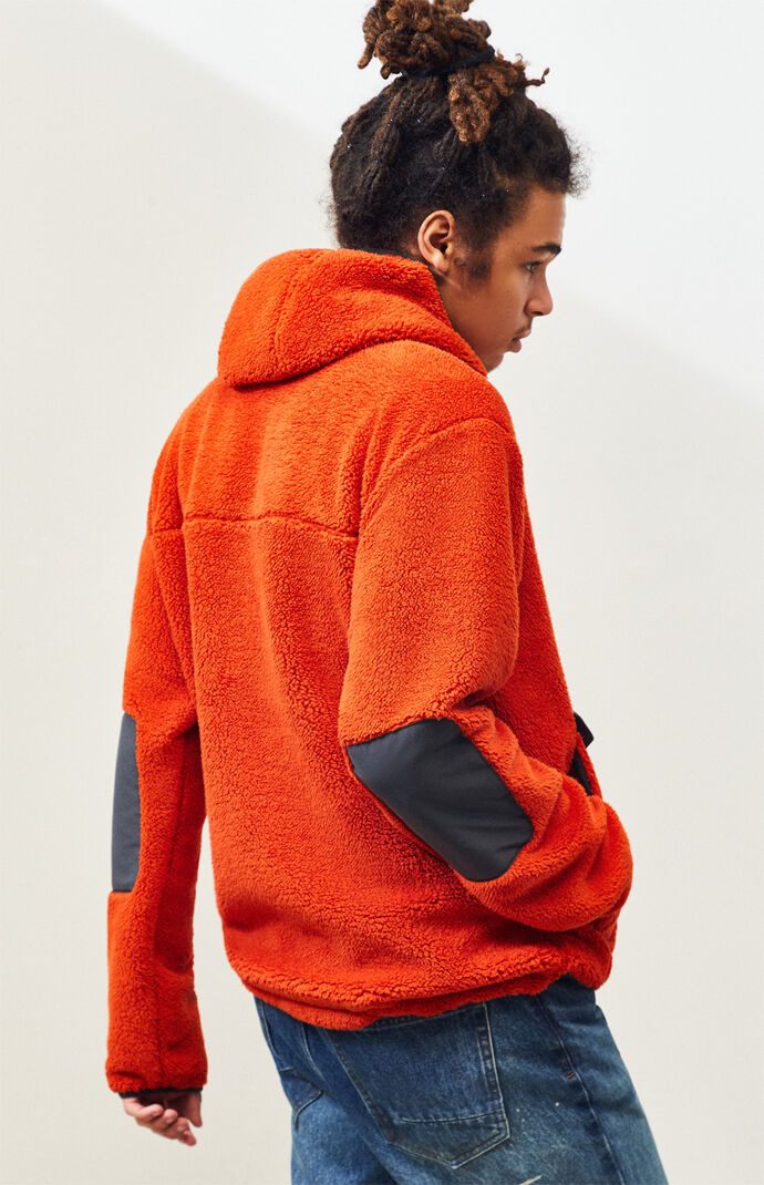 Orange Campshire Fleece Hoodie