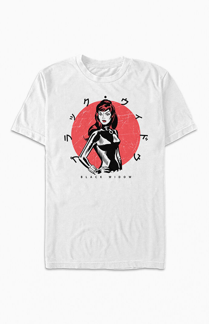 Black Widow Kanji T-Shirt