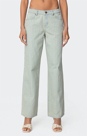 Lannah Textured Low Rise Jeans image number 2