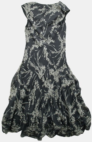 2000s Floral Ruffle Mini Dress image number 2