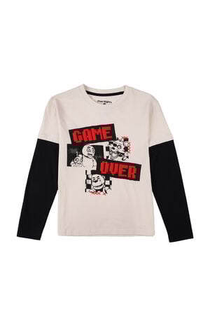 Kids 2 Pack Five Nights at Freddy's 2fer Long Sleeve T-Shirt image number 3