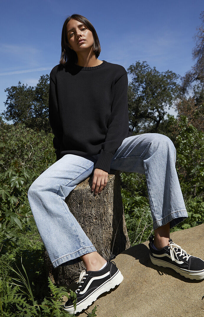 John Galt Black Brianna Sweater | PacSun