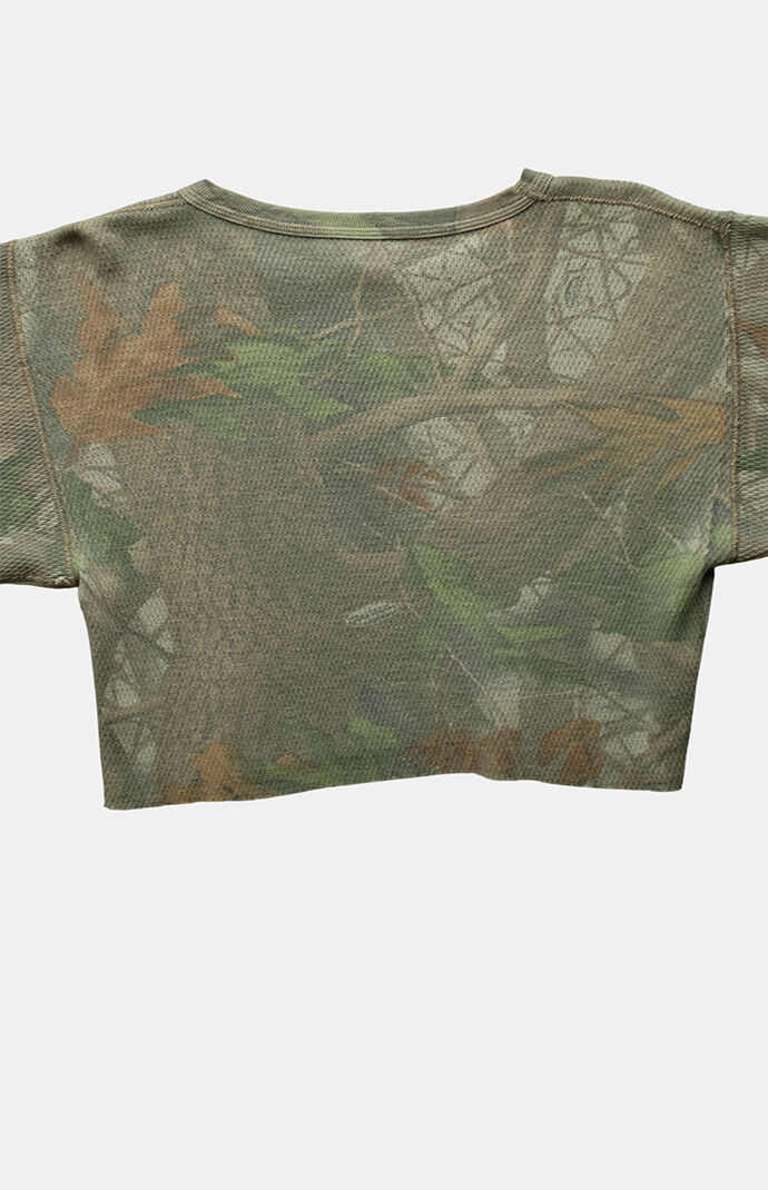PS VINTAGE 90s Camo Cropped Top