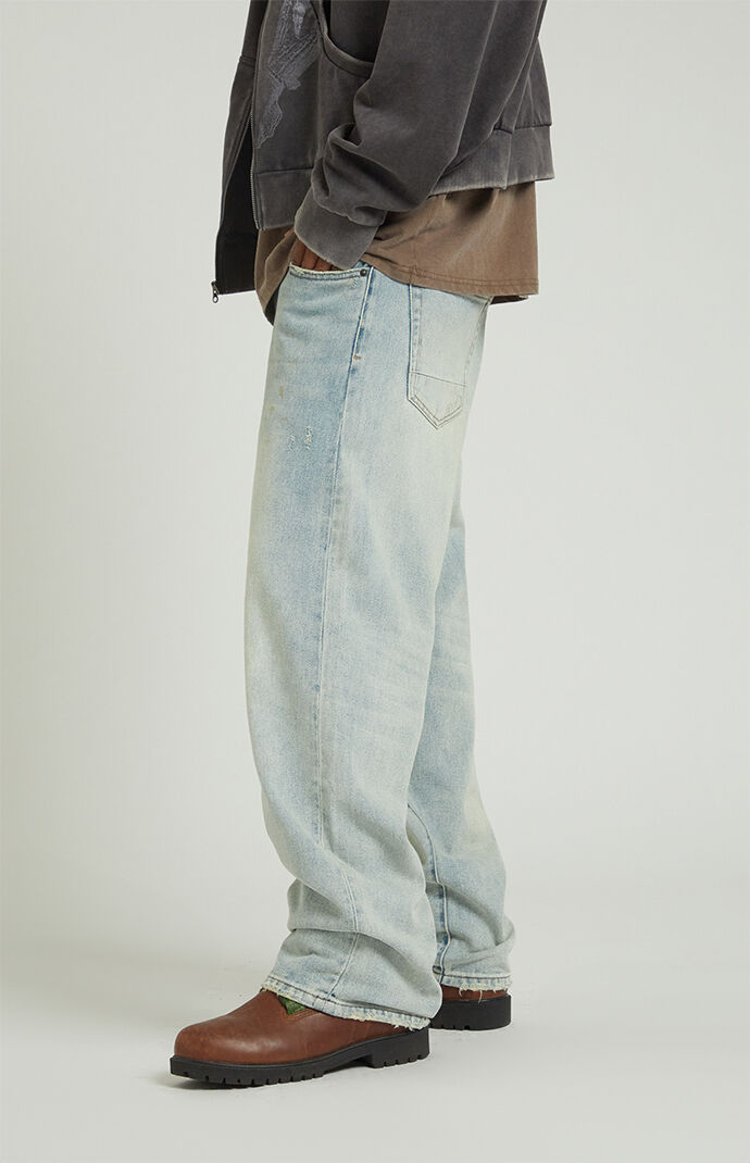 Pacsun Dylan Baggy Jeans Light Blue Tinted