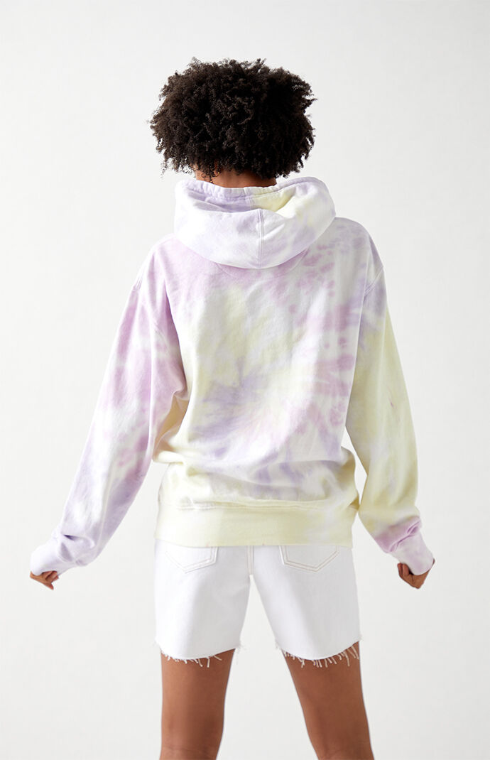Pacific Sunwear Spiral Tie Dye Hoodie