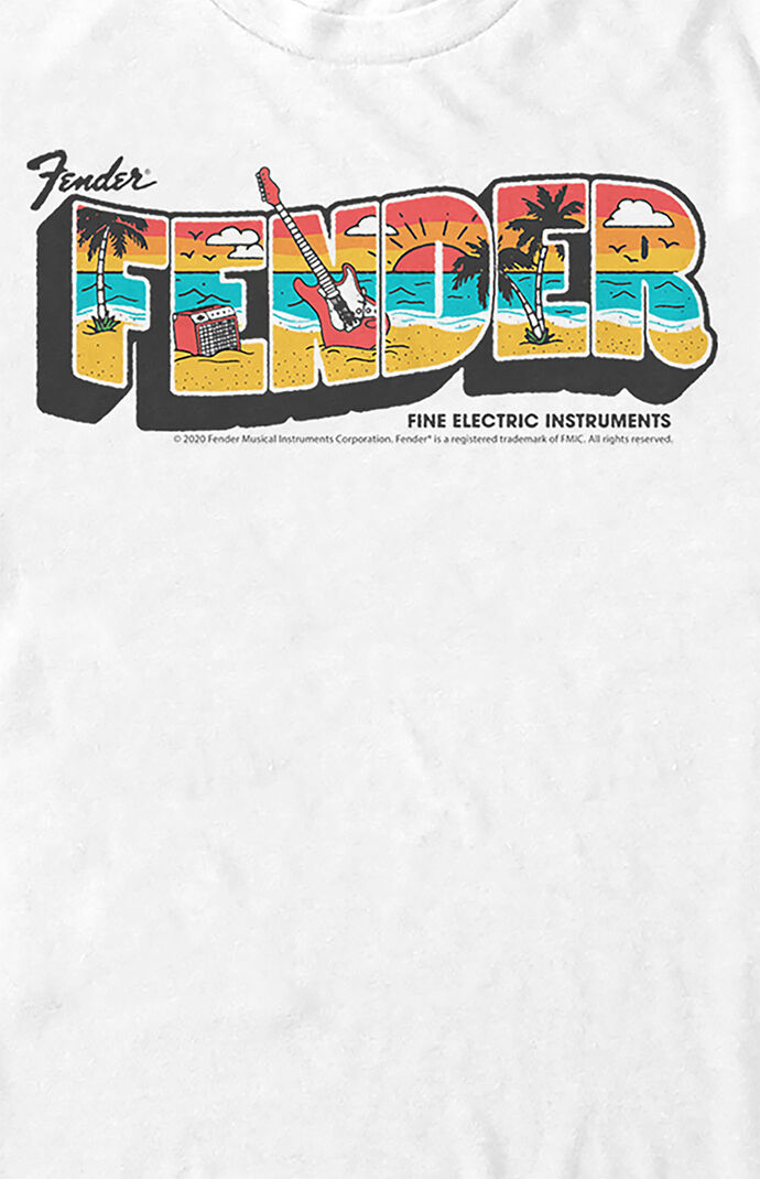 Fender Beach Vacation T-Shirt