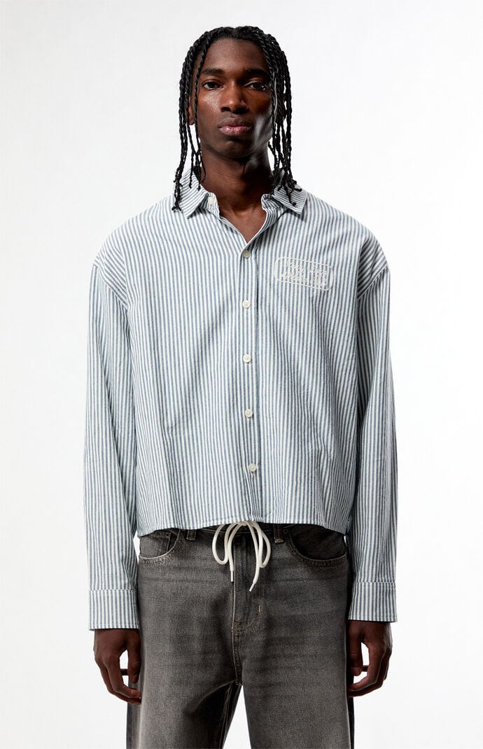 Pacsun Stay Striped Long Sleeve Shirt