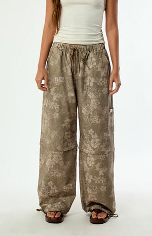 Hibiscus Baggy Tearaway Pants image number 3