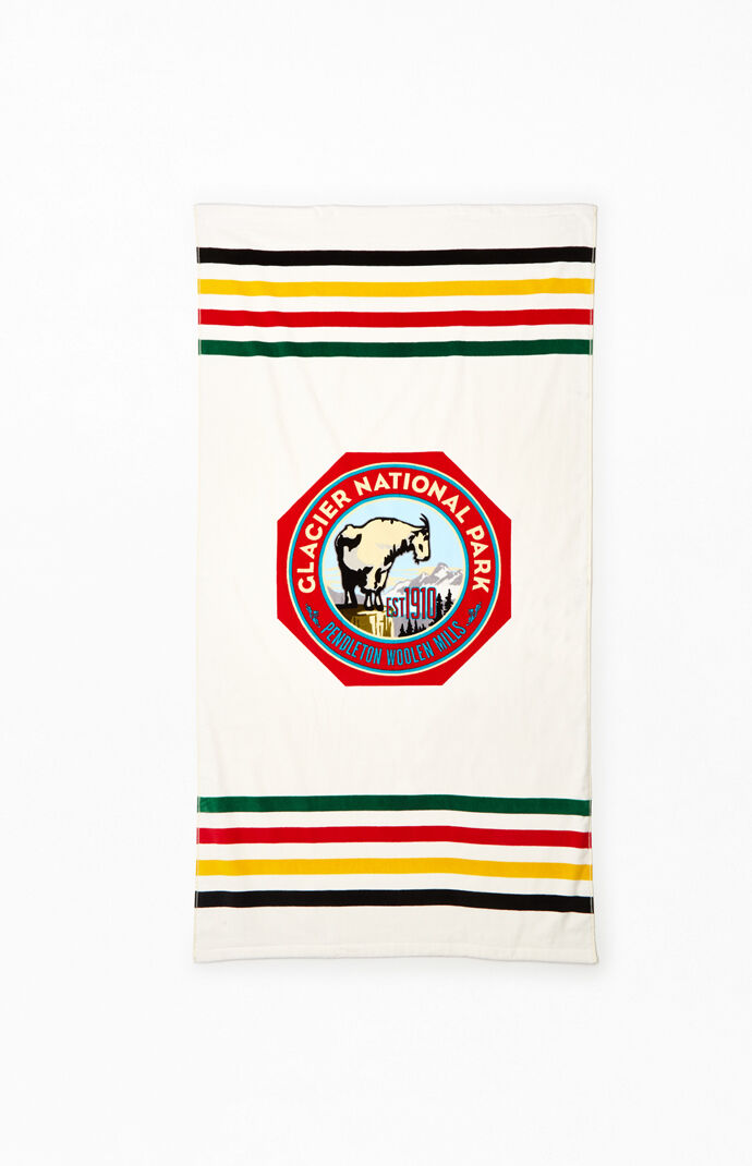 Glacier Printed Beach Towel