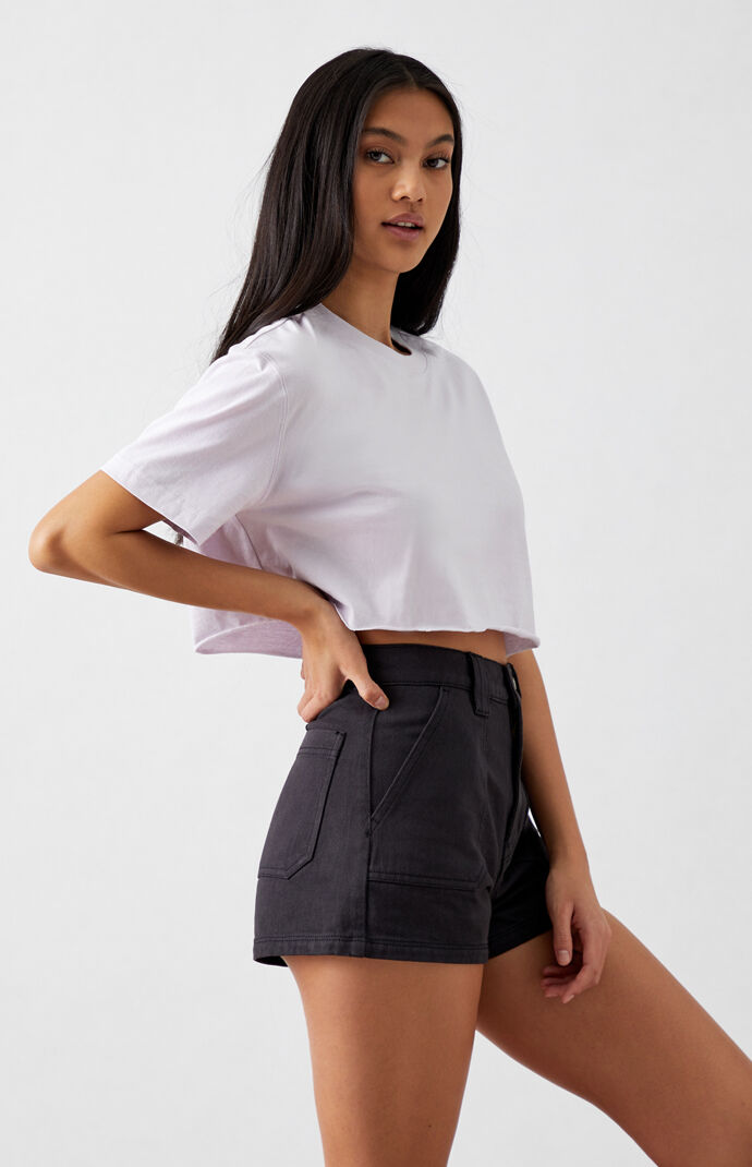 PS Basics by Pacsun Super Cropped Washed T-Shirt at PacSun.com