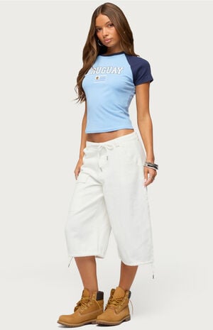 Uruguay Contrast Raglan T-Shirt image number 4