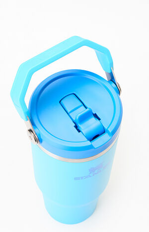 Blue The IceFlow Flip Straw Tumbler 30 oz image number 3