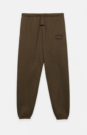 Olive Fleece Sweatpants image number 1