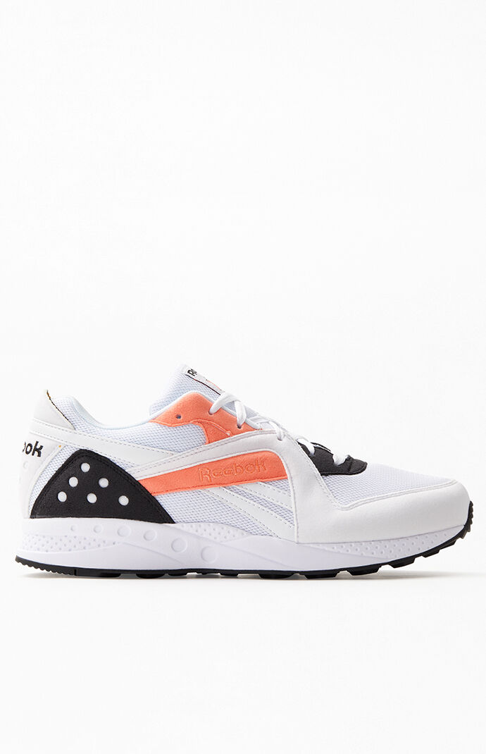 White & Pink Pyro Shoes