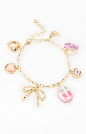 Fleur Link Charm Bracelet image number 2
