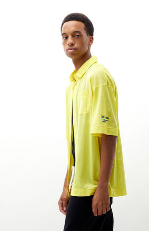 x Prince Button Up Mesh Shirt x Prince Button Up Mesh Shirt image number null