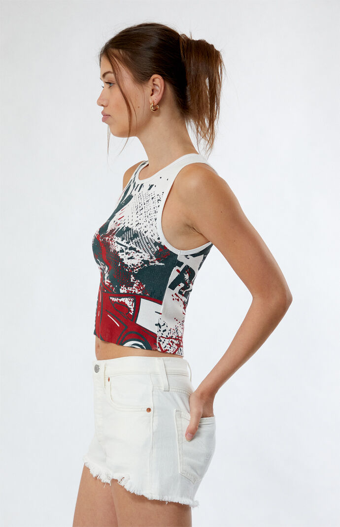 Levi's White 501 Original High Waisted Denim Shorts | PacSun