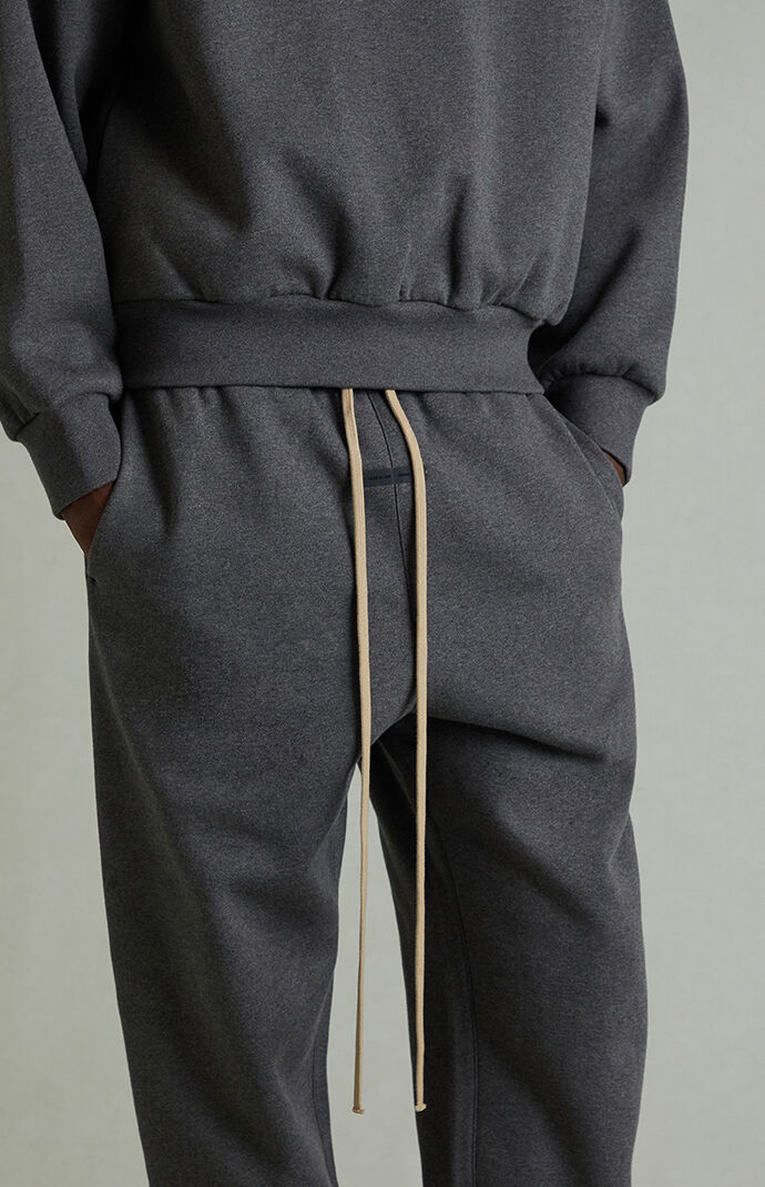 Fear of God ESSENTIALS Charcoal Heather Classic Fleece Sweatpants