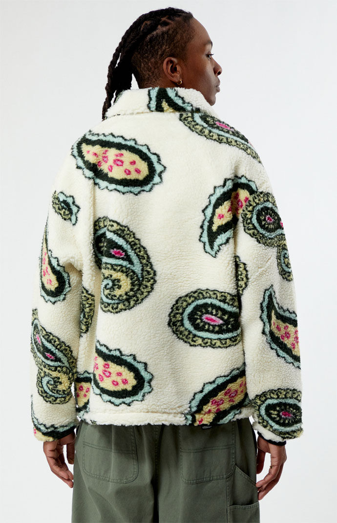Obey Paisley Sherpa Jacket | PacSun