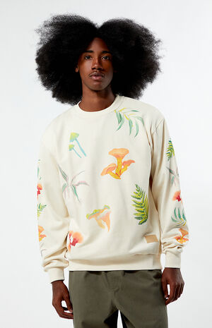 x Parks Project Shrooms in Bloom Crew Neck Sweatshirt image number 1