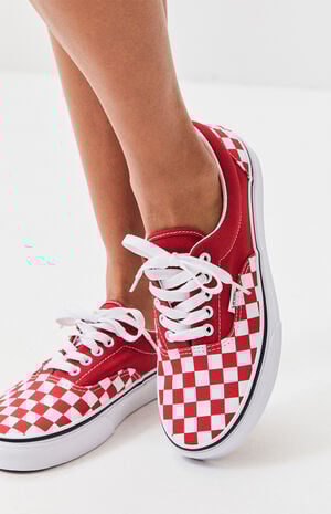 Red checkered vans women's Sale