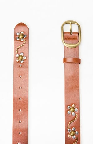 Studded Flower Belt image number 4