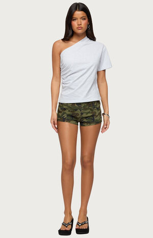 Camo Craze Stretch Micro Shorts image number 4