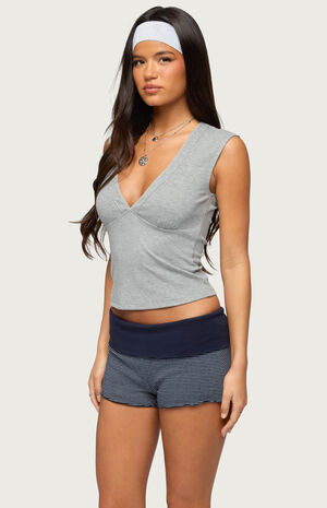 Balentina V Neck Tank Top image number 2
