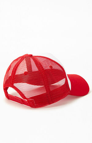 Red Pacific Sunwear Sport Trucker Hat image number 2