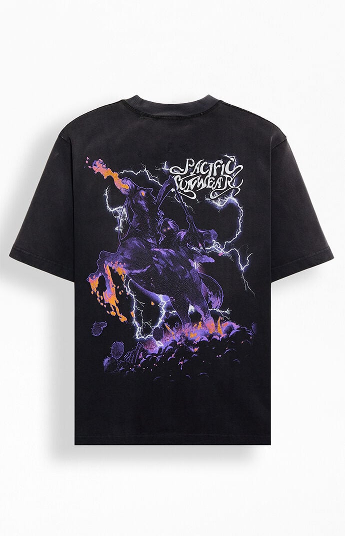 Pacsun Reaper Horse Oversized T-Shirt