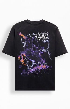 Reaper Horse Oversized T-Shirt image number 1