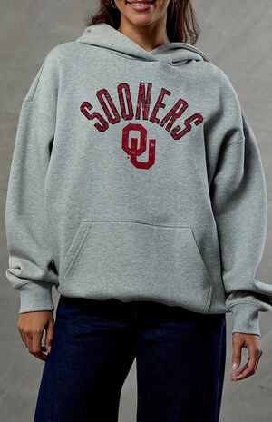 Oklahoma Sooners Embroidered Hoodie image number 2