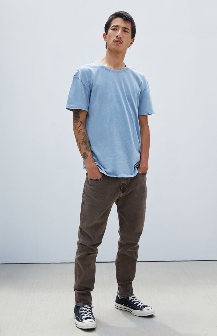 Light Blue Acid Wash T-Shirt