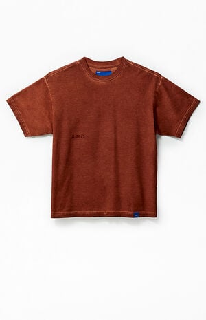Active Burnt Orange Vintage Wash Heavyweight T-Shirt image number 1